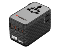 Ładowarka do smartfonów Verbatim Charge 'n' Travel 170W Universal Travel Adapter black